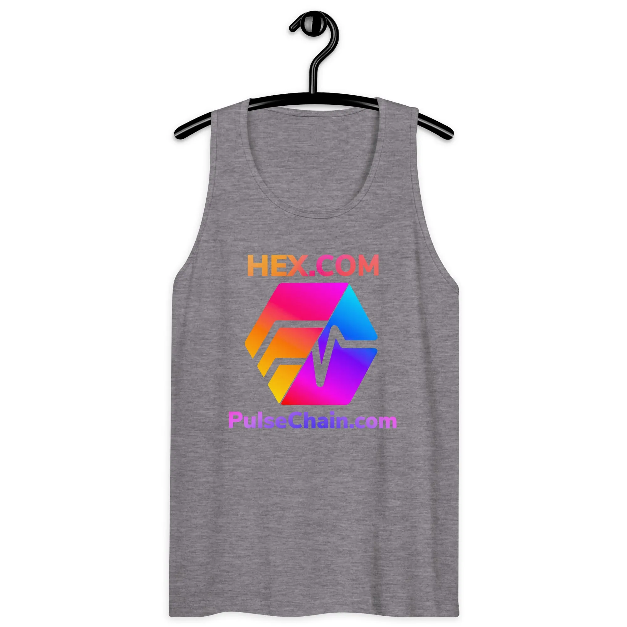 HEX.COM/PulseChain.com Men’s Premium Tank Top