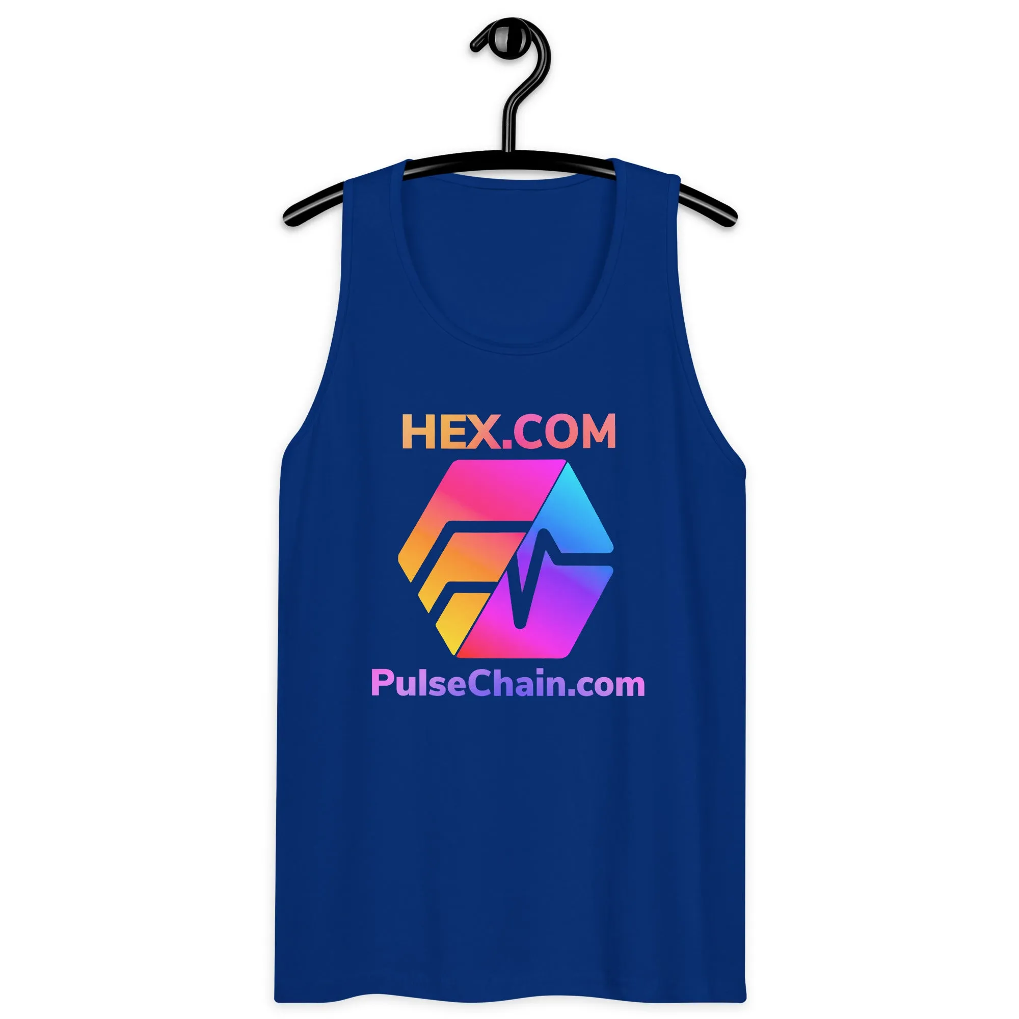 HEX.COM/PulseChain.com Men’s Premium Tank Top