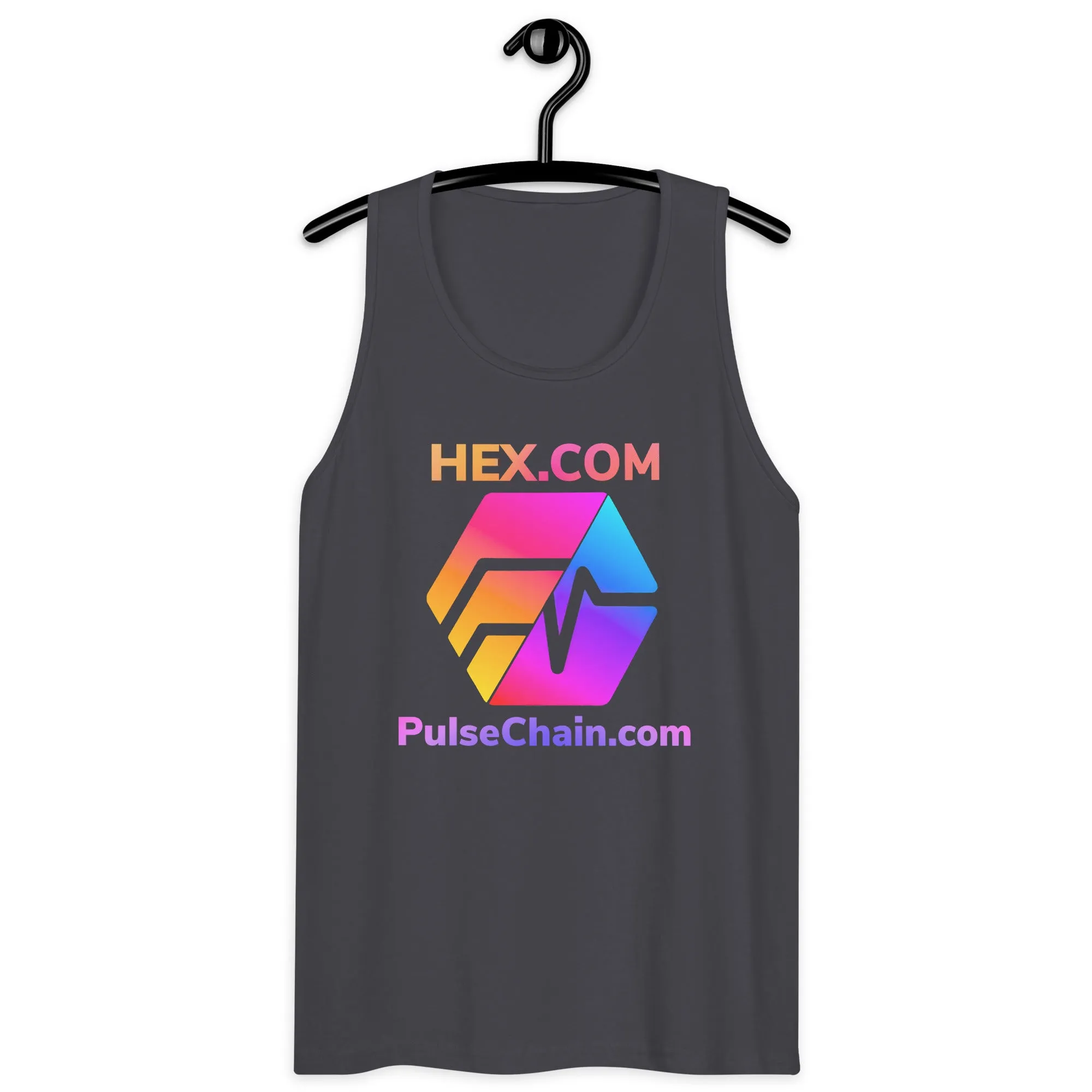 HEX.COM/PulseChain.com Men’s Premium Tank Top