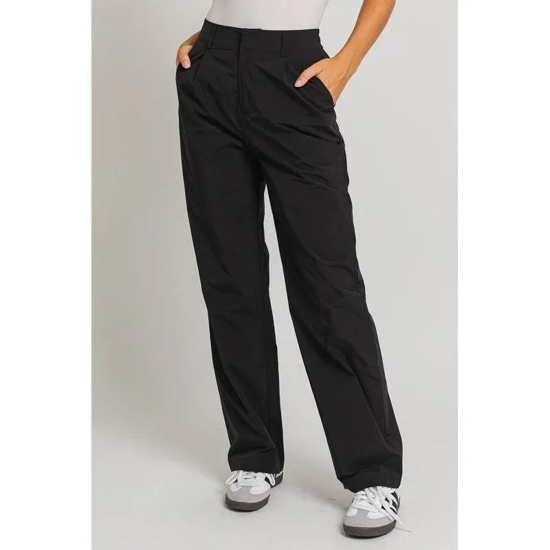 High Waist Wide Leg Trouser