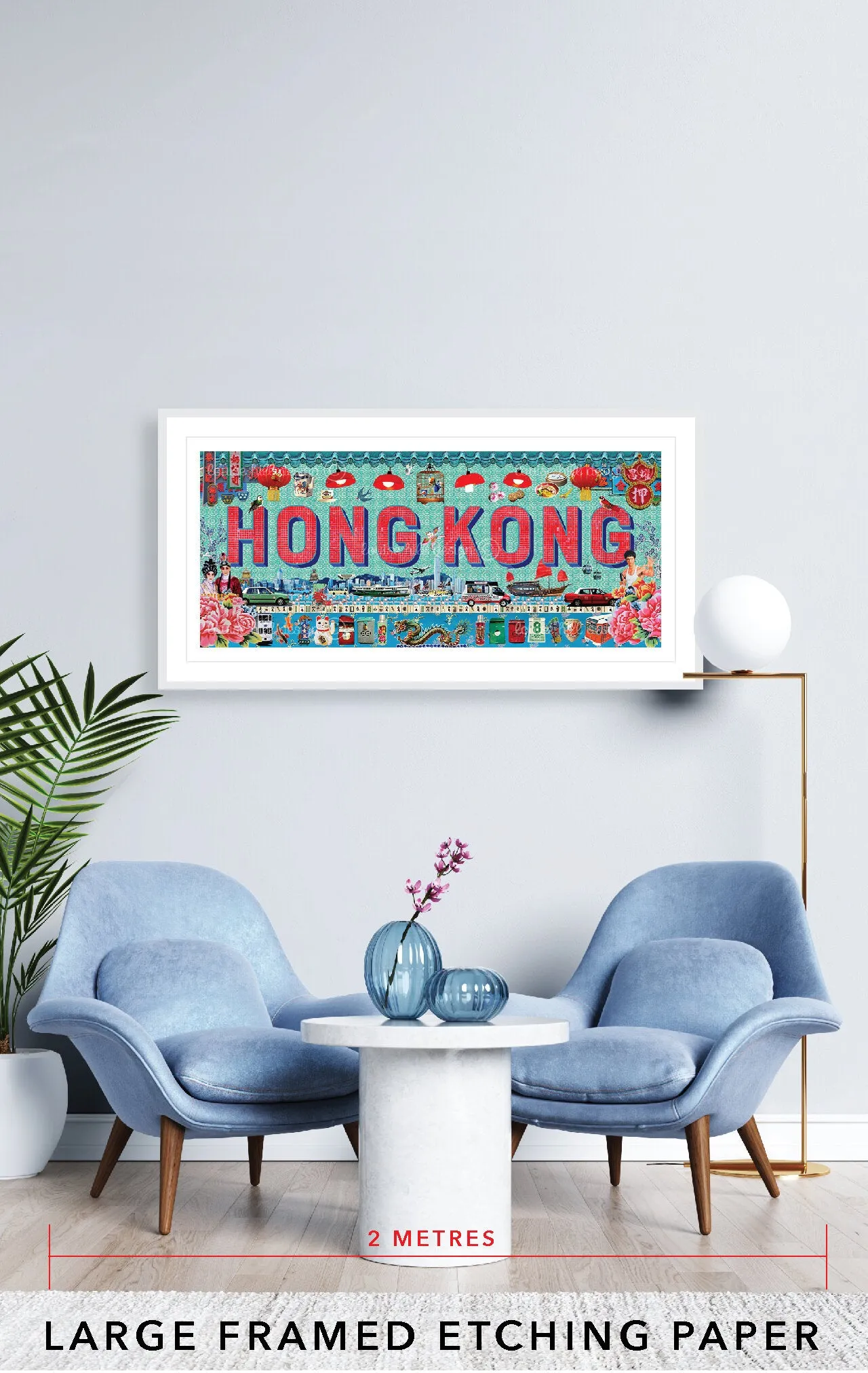 Hong Kong Typographic Artwork