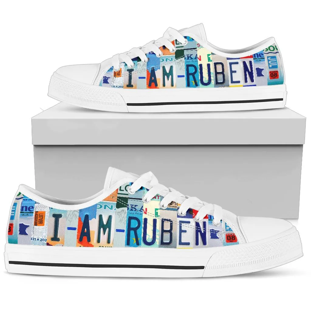 I Am Ruben Custom Low Top