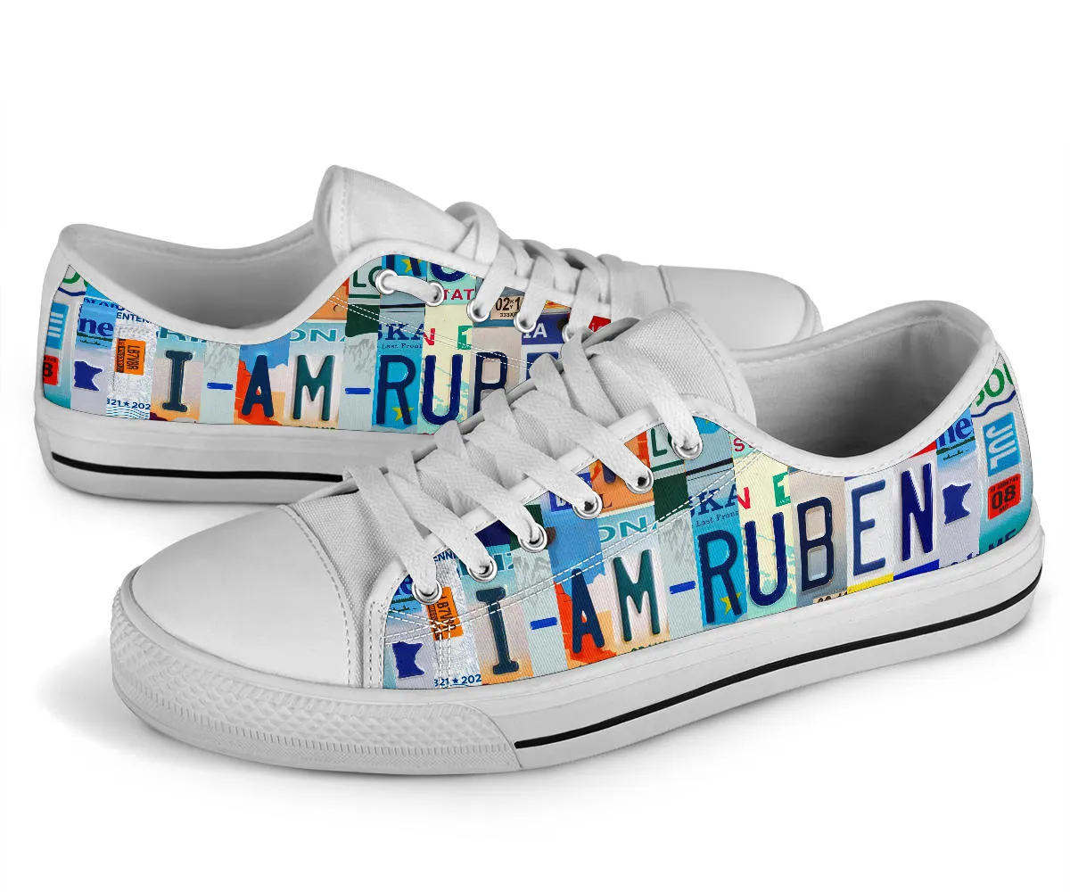 I Am Ruben Custom Low Top