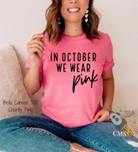 In October We Wear Pink