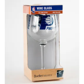 Indiana Pacers 12oz Satin Etch Wine Glass by Boelter Brands