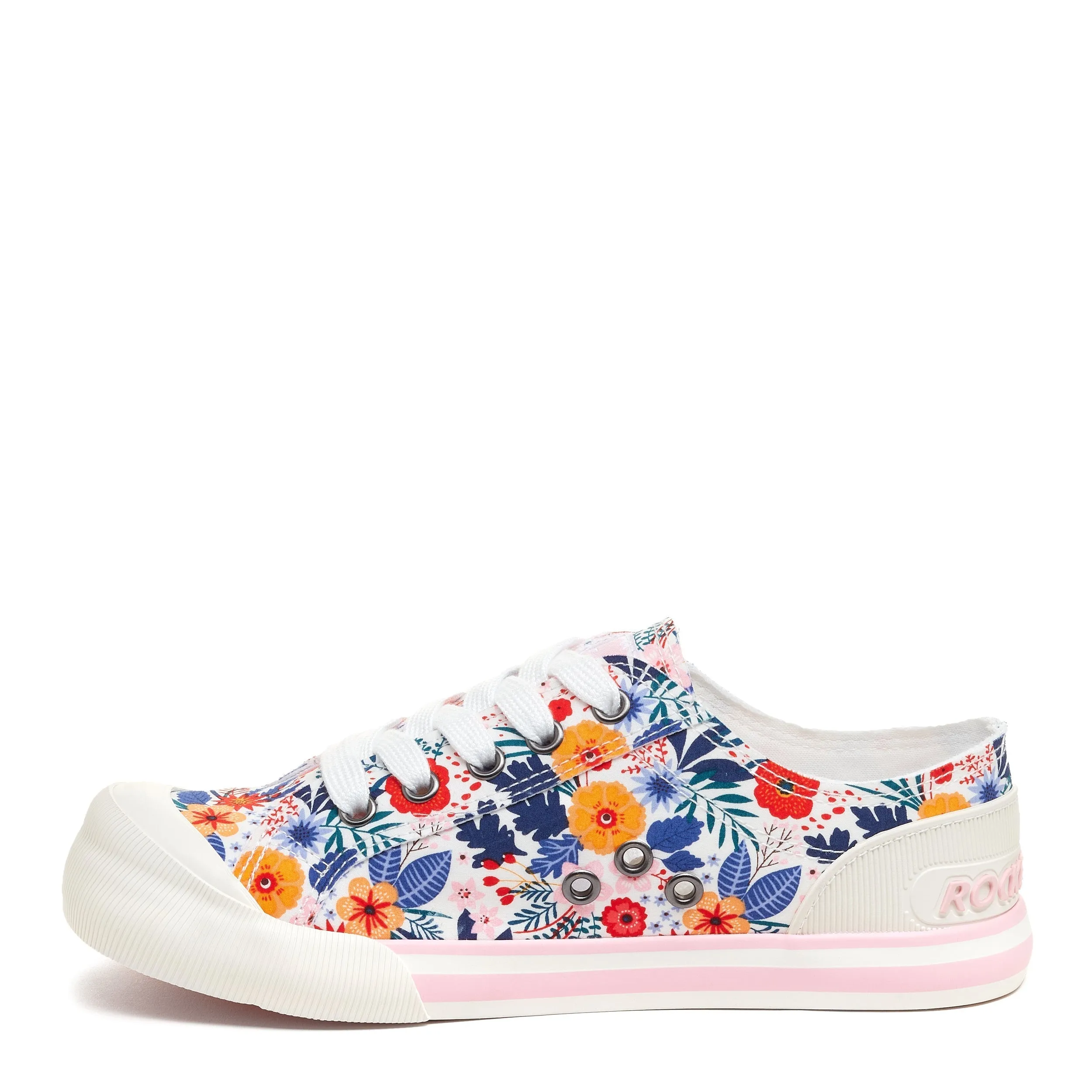 Jazzin Bright Floral White Sneaker