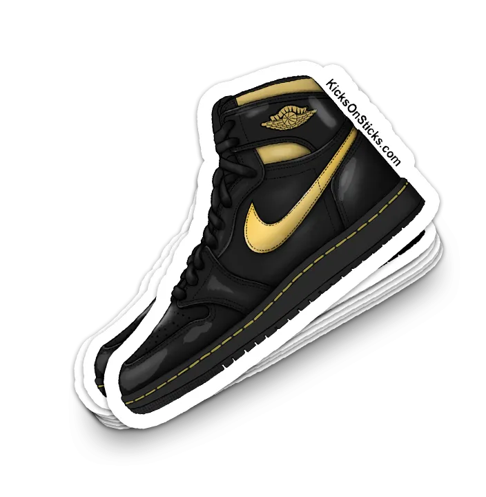 Jordan 1 "Black Gold 2020" Sneaker Sticker