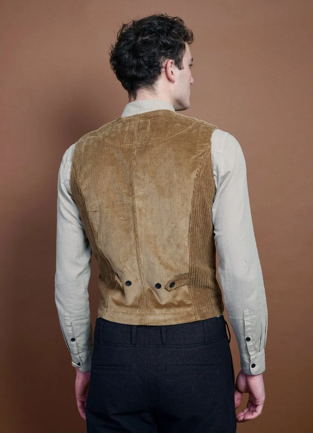 KAJ | Casual Waistcoat | Camel