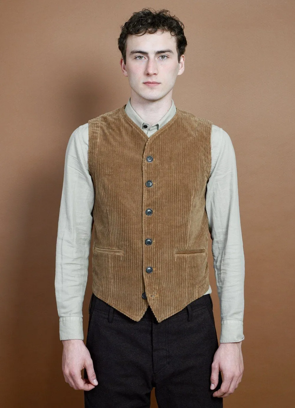 KAJ | Casual Waistcoat | Camel