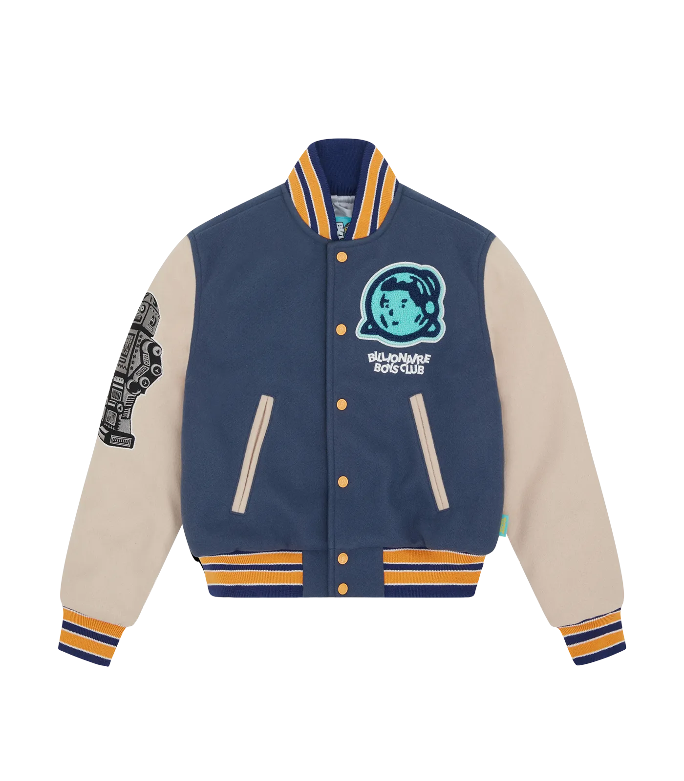 KIDS ASTRO VARSITY JACKET - BLUE