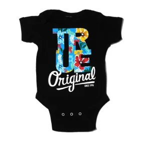 Kids True Floral One Piece Black