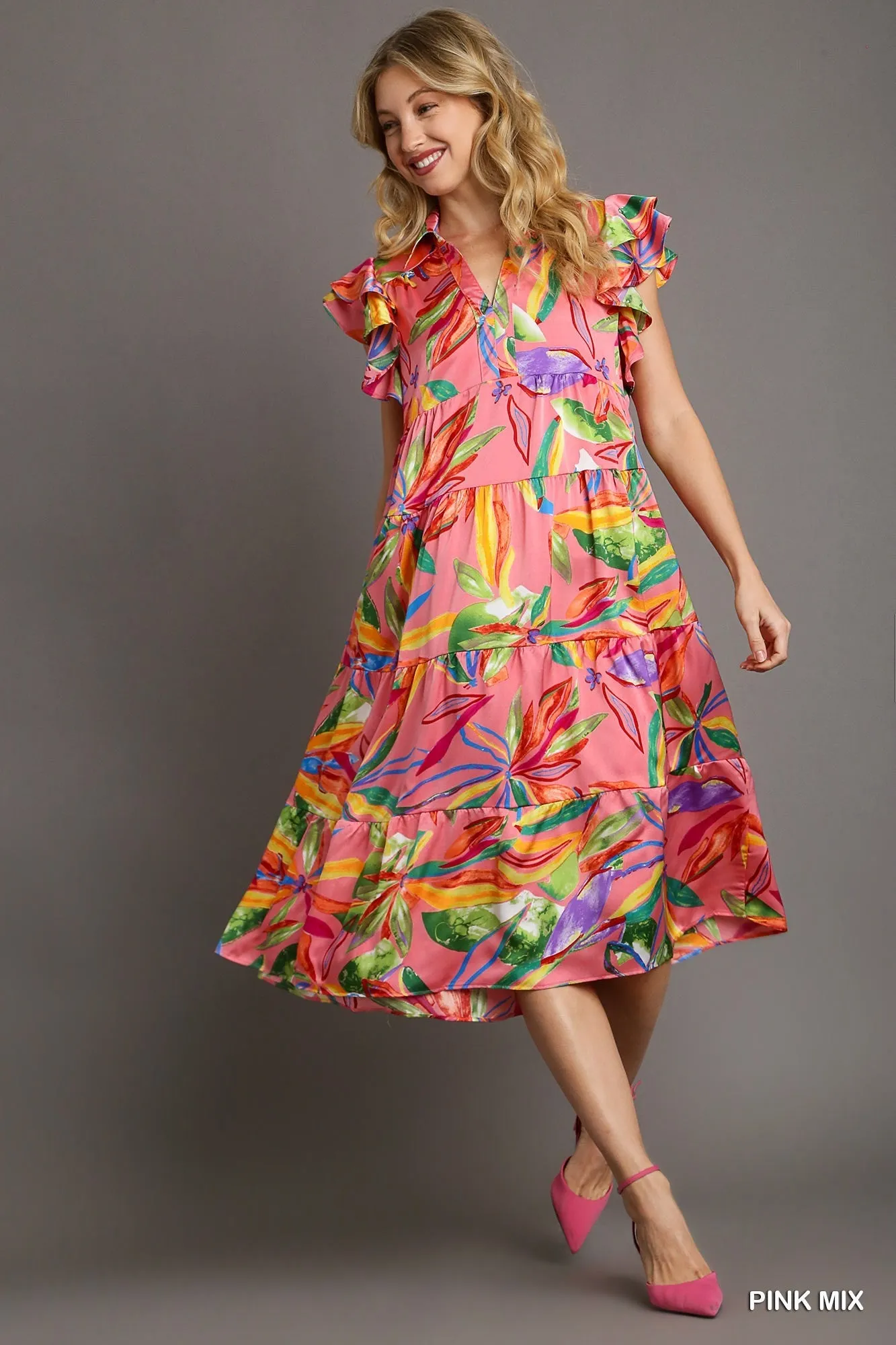 'Kind of Coastal' Dress - Pink