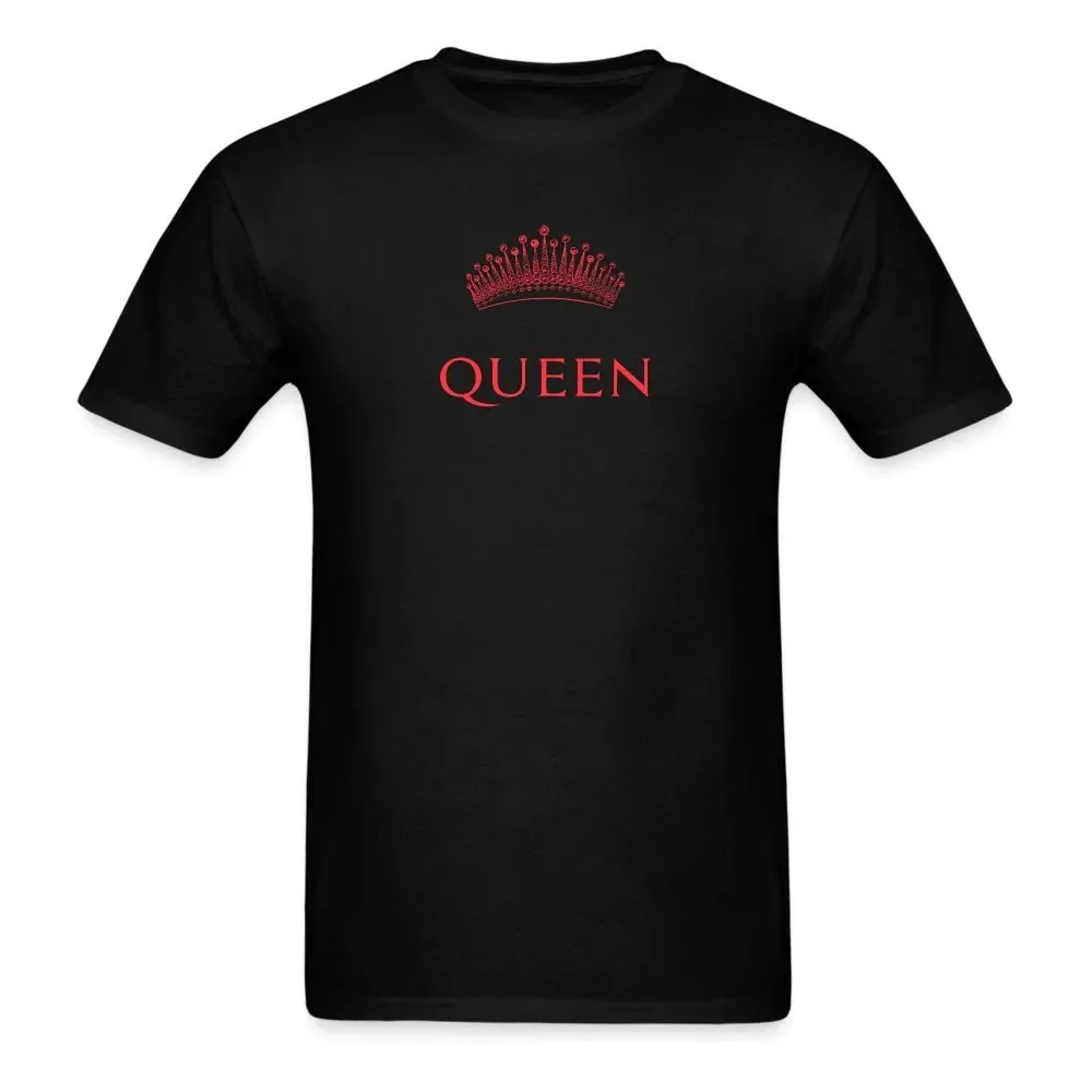 King And Queen Red Matching T-Shirts