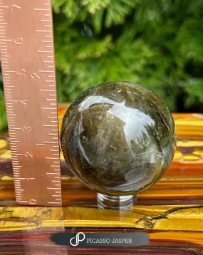 Labradorite Crystal Sphere: Intuition   Protection