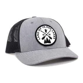 Land of 10K Lakes Grey/Black Hat