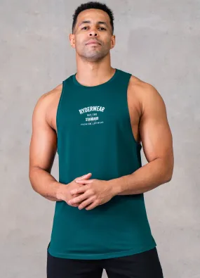 Legacy Drop Armhole Tank - Emerald