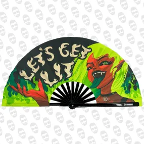 Let's Get Lit Witch UV Fan