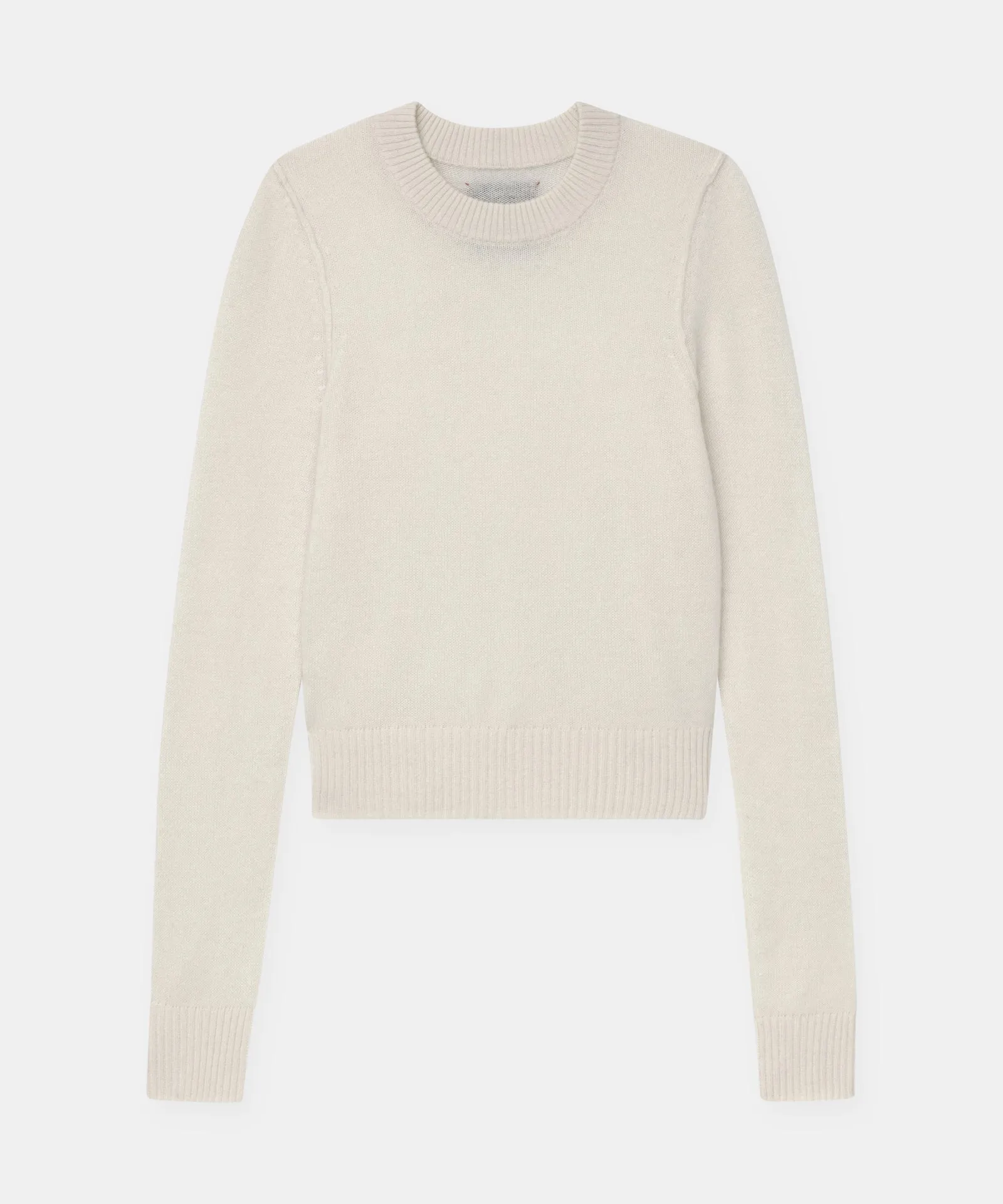 Lightweight Reversible Cropped Crewneck Sweater