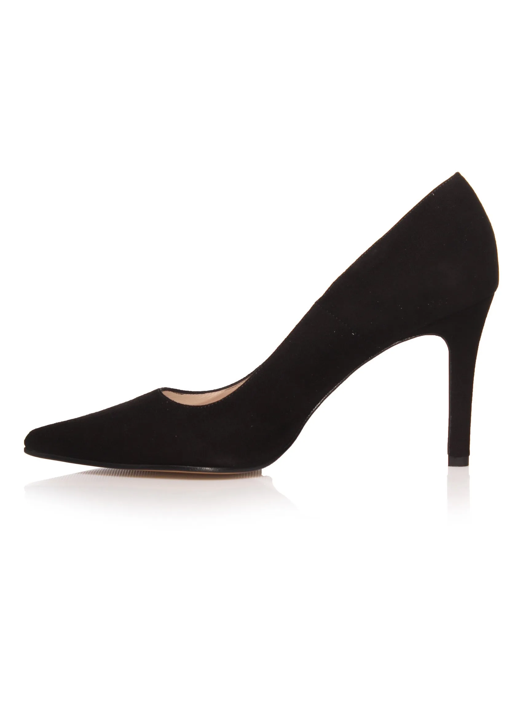 LODI RAMI SUEDE HEEL - BLACK