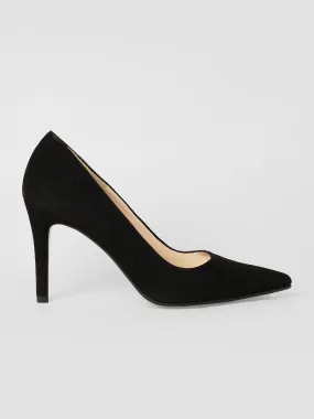 LODI RAMI SUEDE HEEL - BLACK