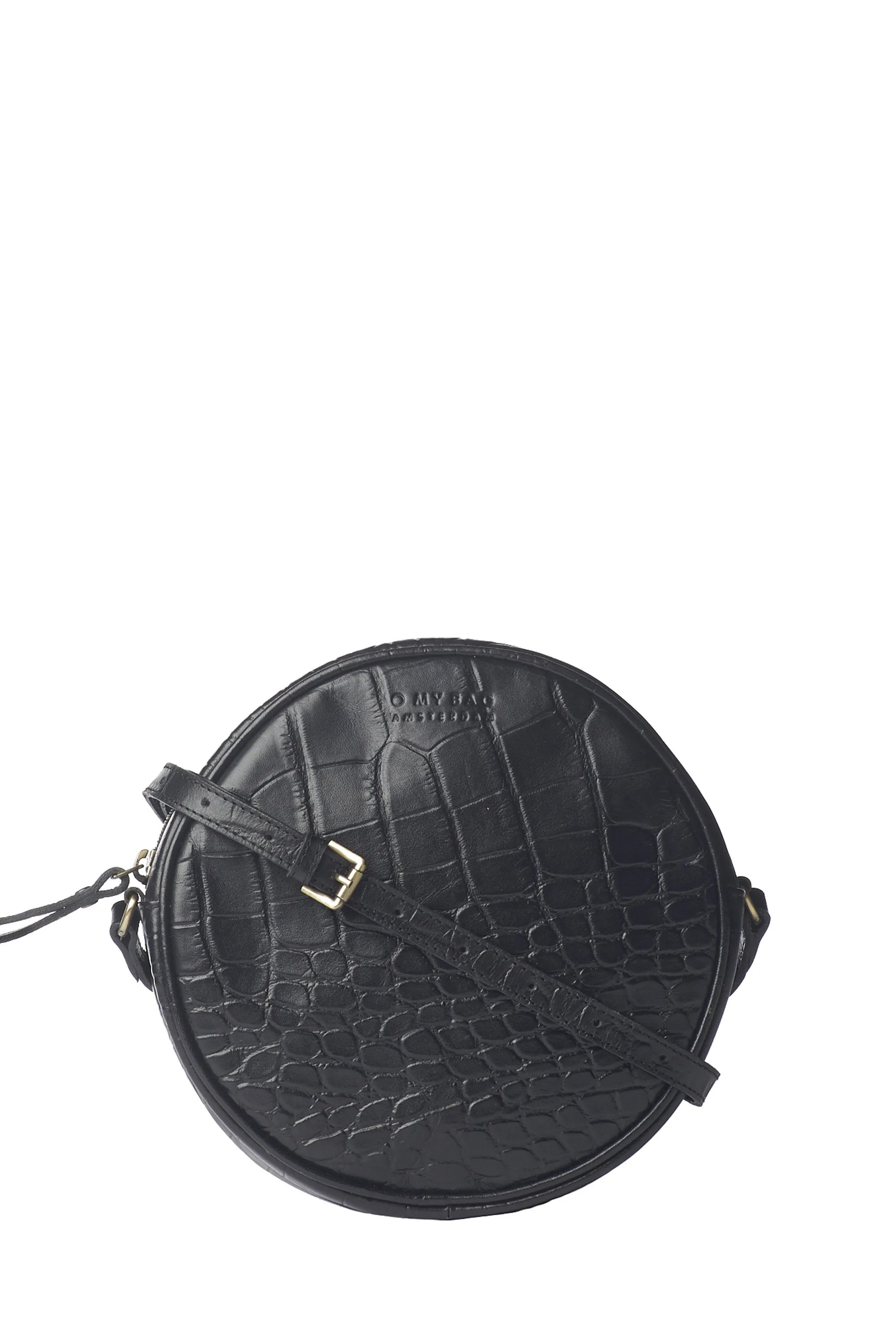 luna bag black croco classic leather