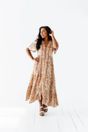 Lyra Floral Midi Dress