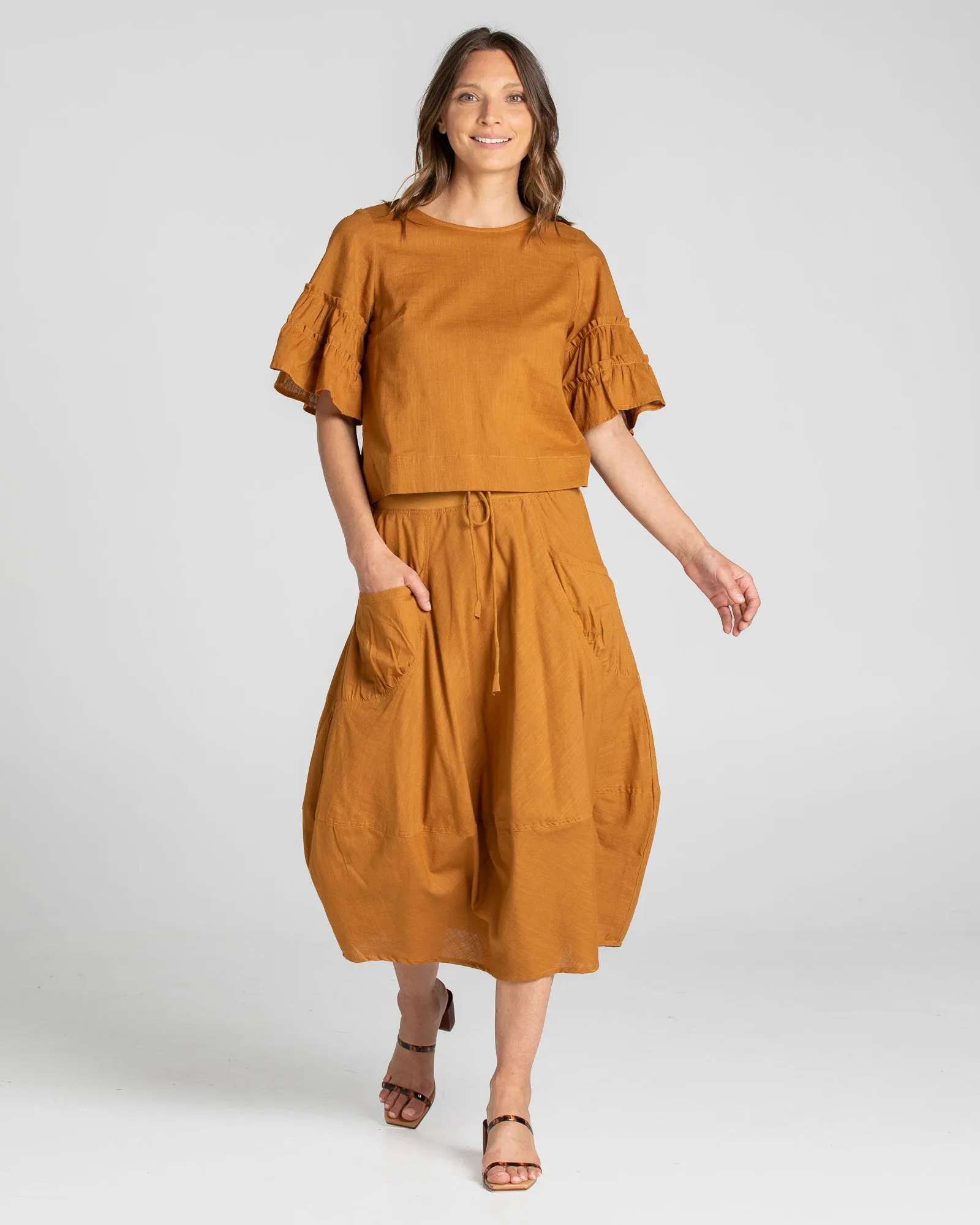 Marni Top - Mustard