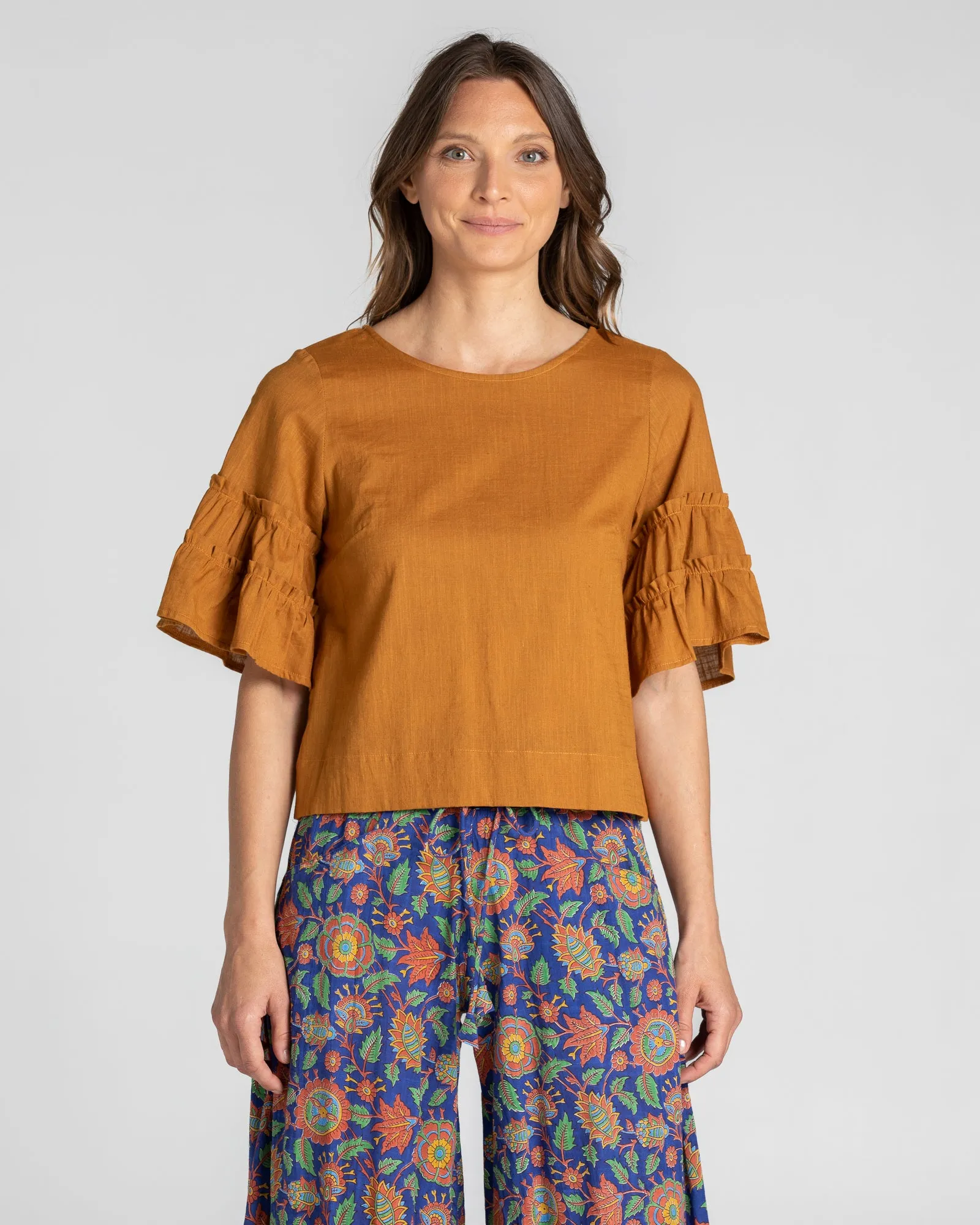 Marni Top - Mustard