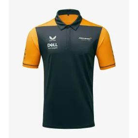 McLaren F1 Men's Team Polo Shirt - Papaya/Phantom