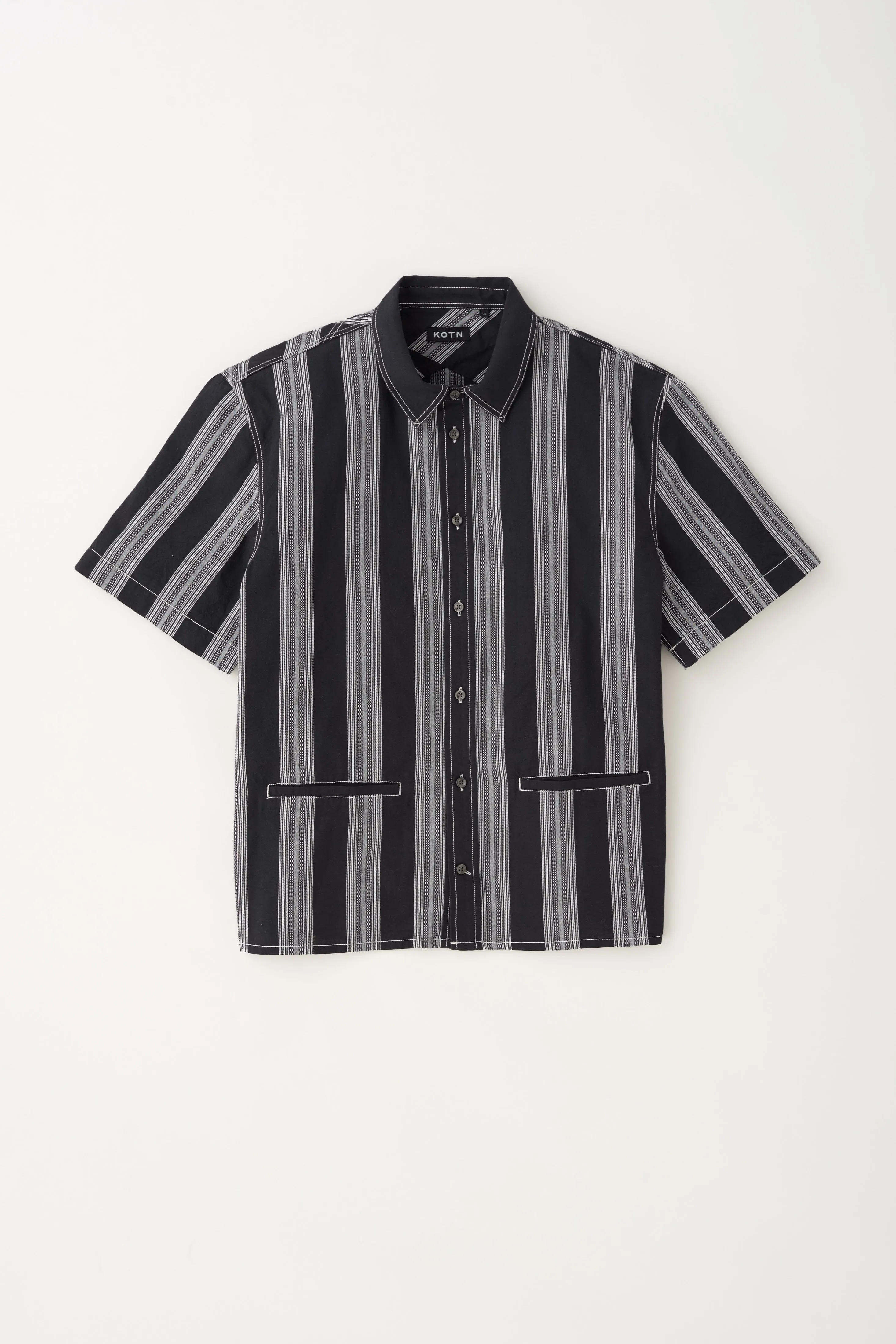 Men's Agami Short Sleeve Shirt in Black