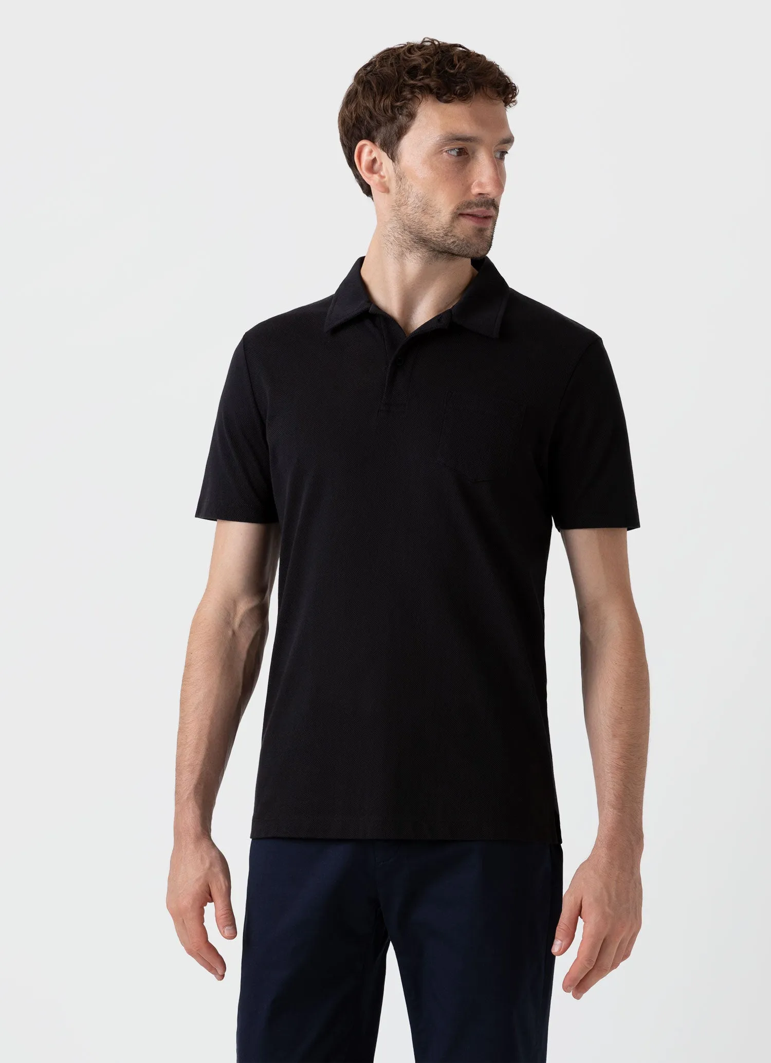 Men's Riviera Polo Shirt in Black