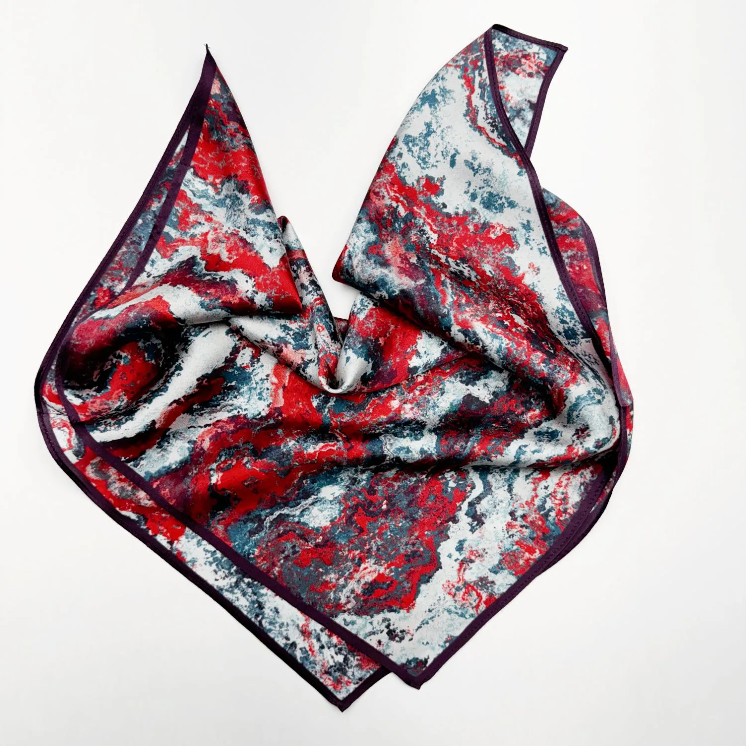 Modern Silk Neck Scarf | Silk Bandana Neck Wrap