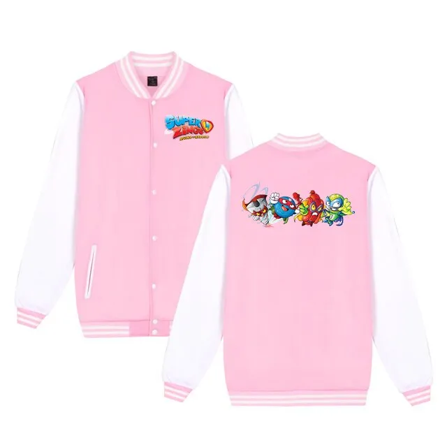 New Pattern Boys Girls Super Zings Jacket Casual Cotton Child Superzings Sweatshirt Coat Children Baseball Clothing Sportswear