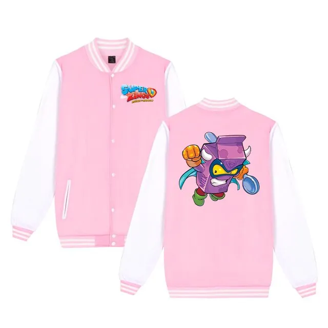 New Pattern Boys Girls Super Zings Jacket Casual Cotton Child Superzings Sweatshirt Coat Children Baseball Clothing Sportswear