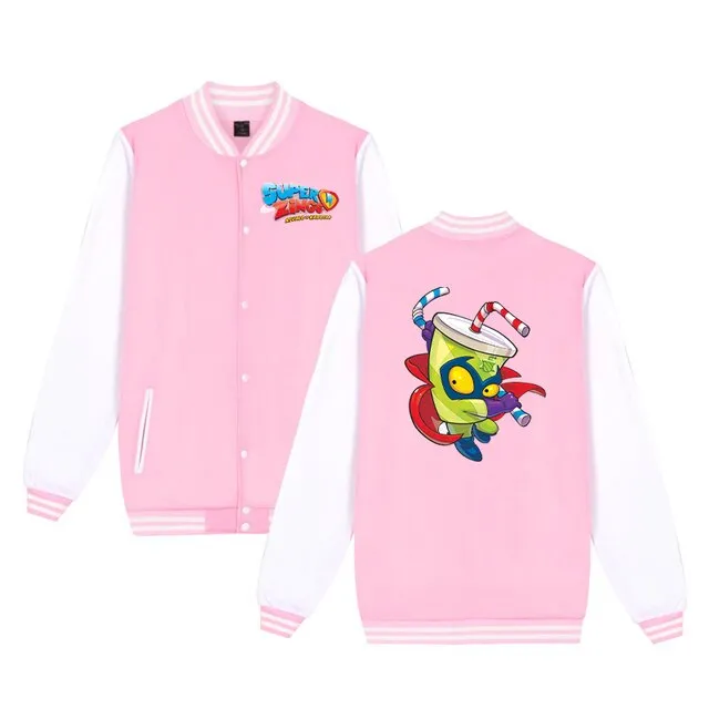 New Pattern Boys Girls Super Zings Jacket Casual Cotton Child Superzings Sweatshirt Coat Children Baseball Clothing Sportswear