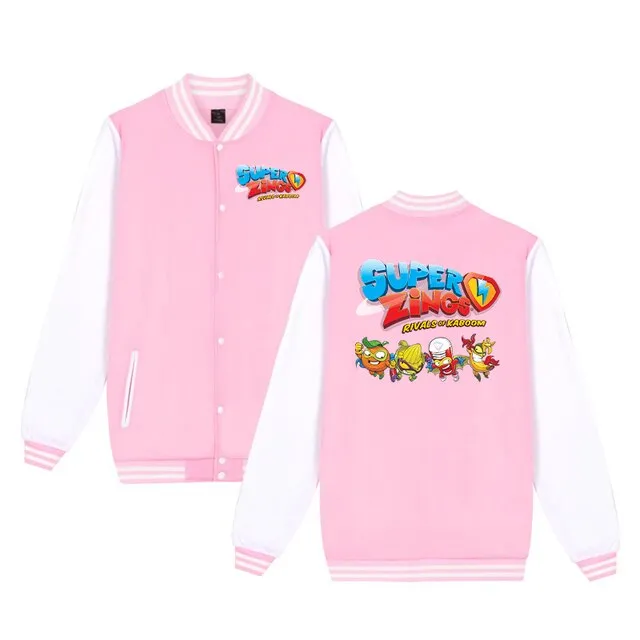 New Pattern Boys Girls Super Zings Jacket Casual Cotton Child Superzings Sweatshirt Coat Children Baseball Clothing Sportswear