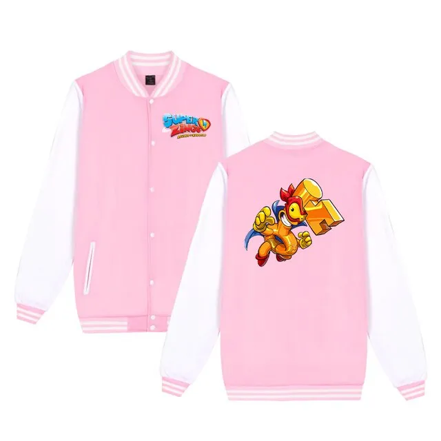 New Pattern Boys Girls Super Zings Jacket Casual Cotton Child Superzings Sweatshirt Coat Children Baseball Clothing Sportswear