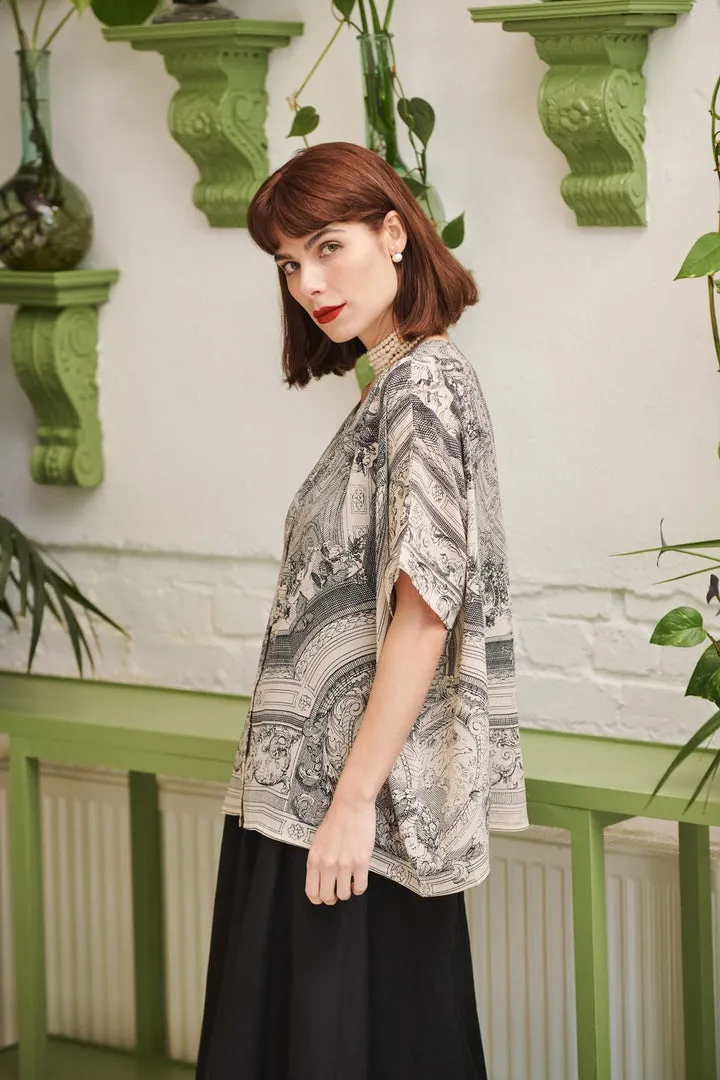 OHS Tea Cherub Nat Blouse