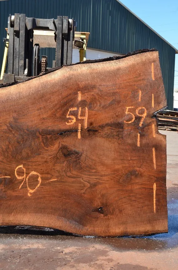 Oregon Black Walnut Slab 062122-05