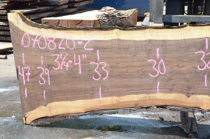 Oregon Black Walnut Slab 070820-02