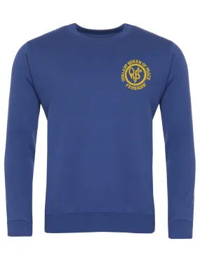 Our Lady Queen Of Peace Catholic School - Penshaw Royal Blue Sweatshirt