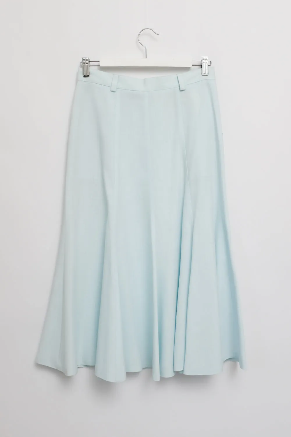 PALE BLUE MAXI VINTAGE SKIRT