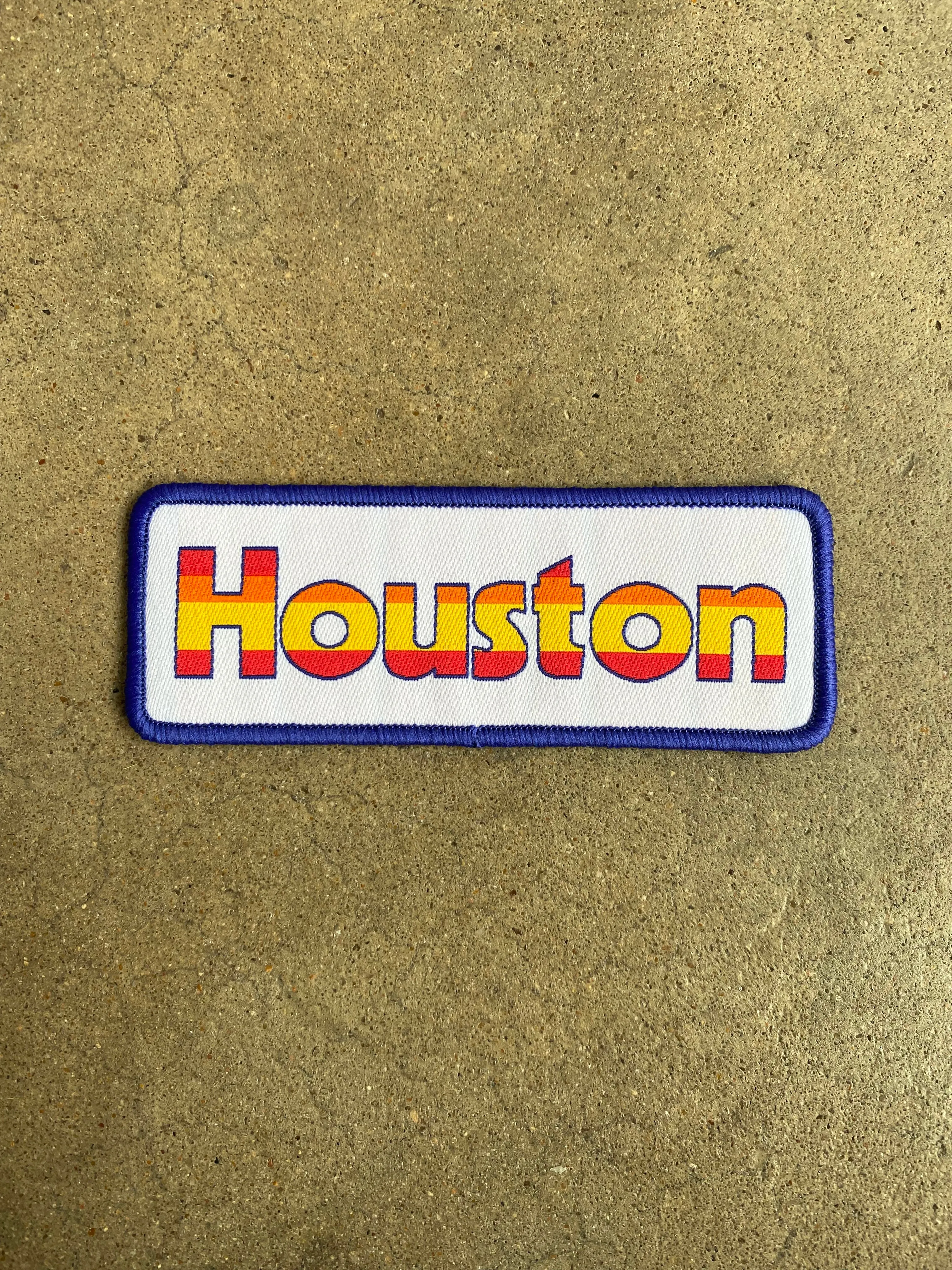 Patch | Retro Houston | Blue | Manready Mercantile