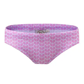 Pink Geo Petal Bikini Bottoms