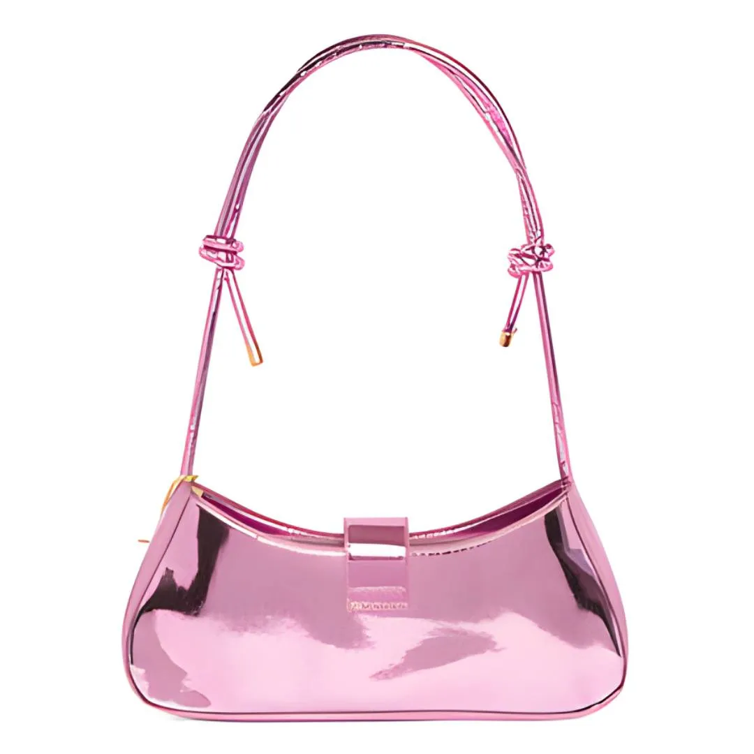 Pink Patent Shoulder Purse