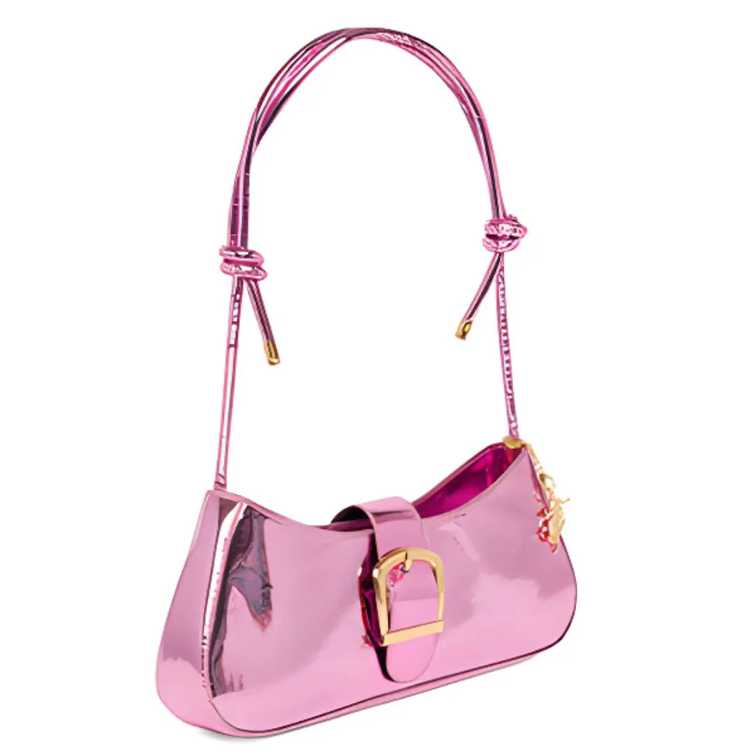 Pink Patent Shoulder Purse