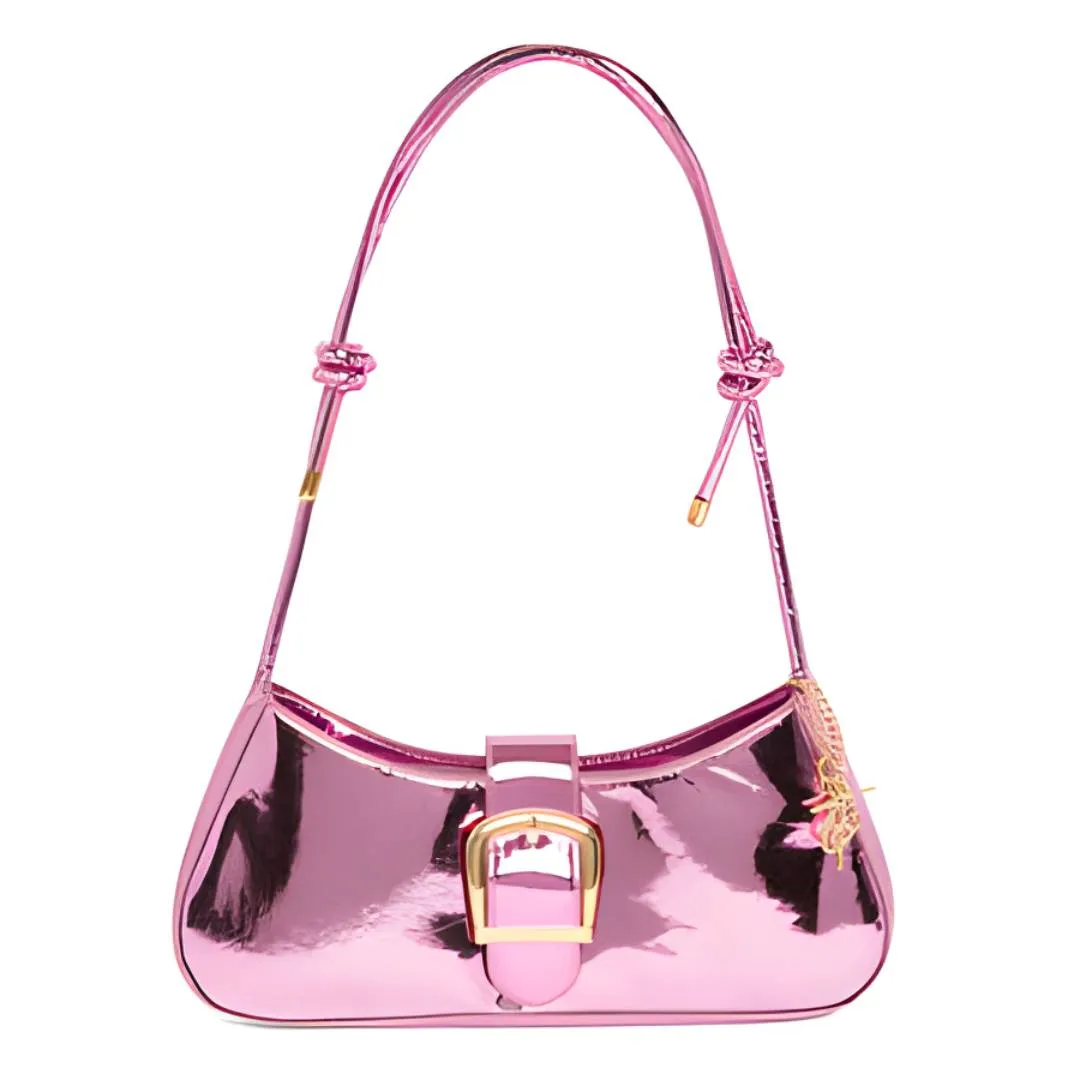 Pink Patent Shoulder Purse