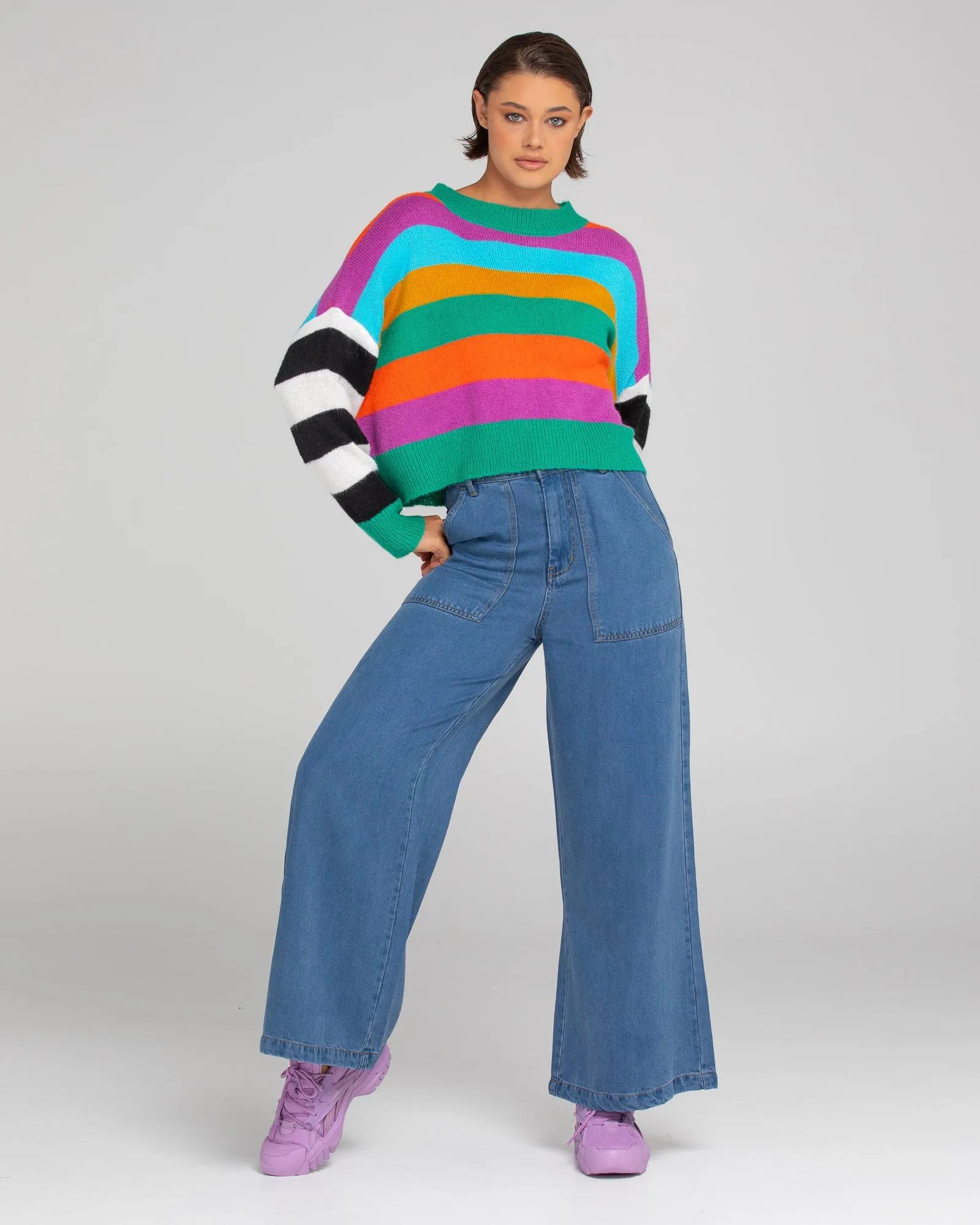 Pipi Jumper - Multi Stripe