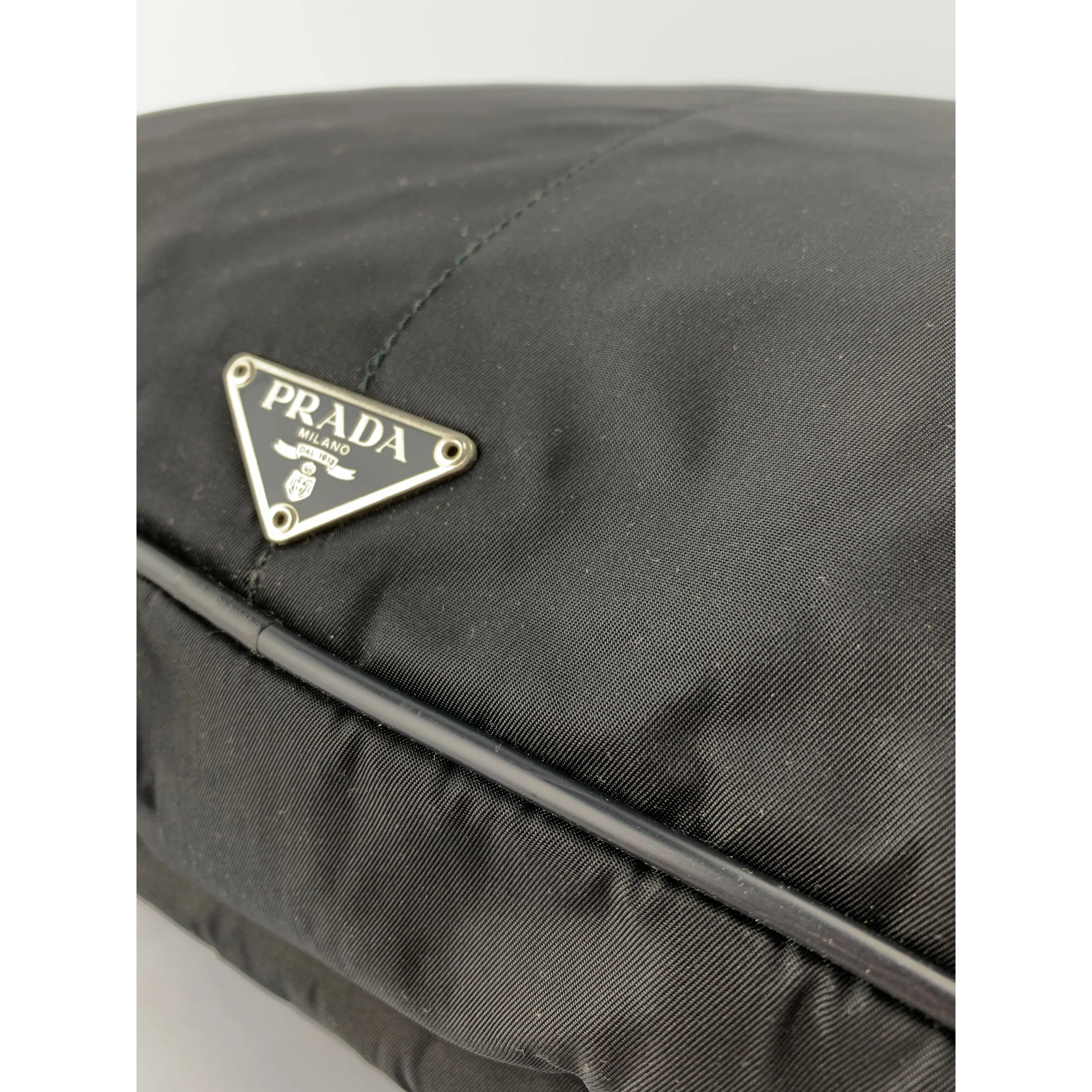 #PRADA/Attache Case/BLK/Nylon