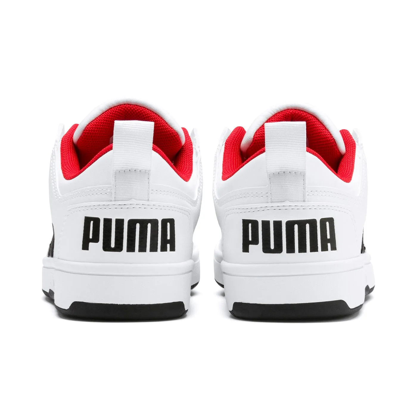 Puma Rebound Layup boy's sneakers shoe 370490 01 white black